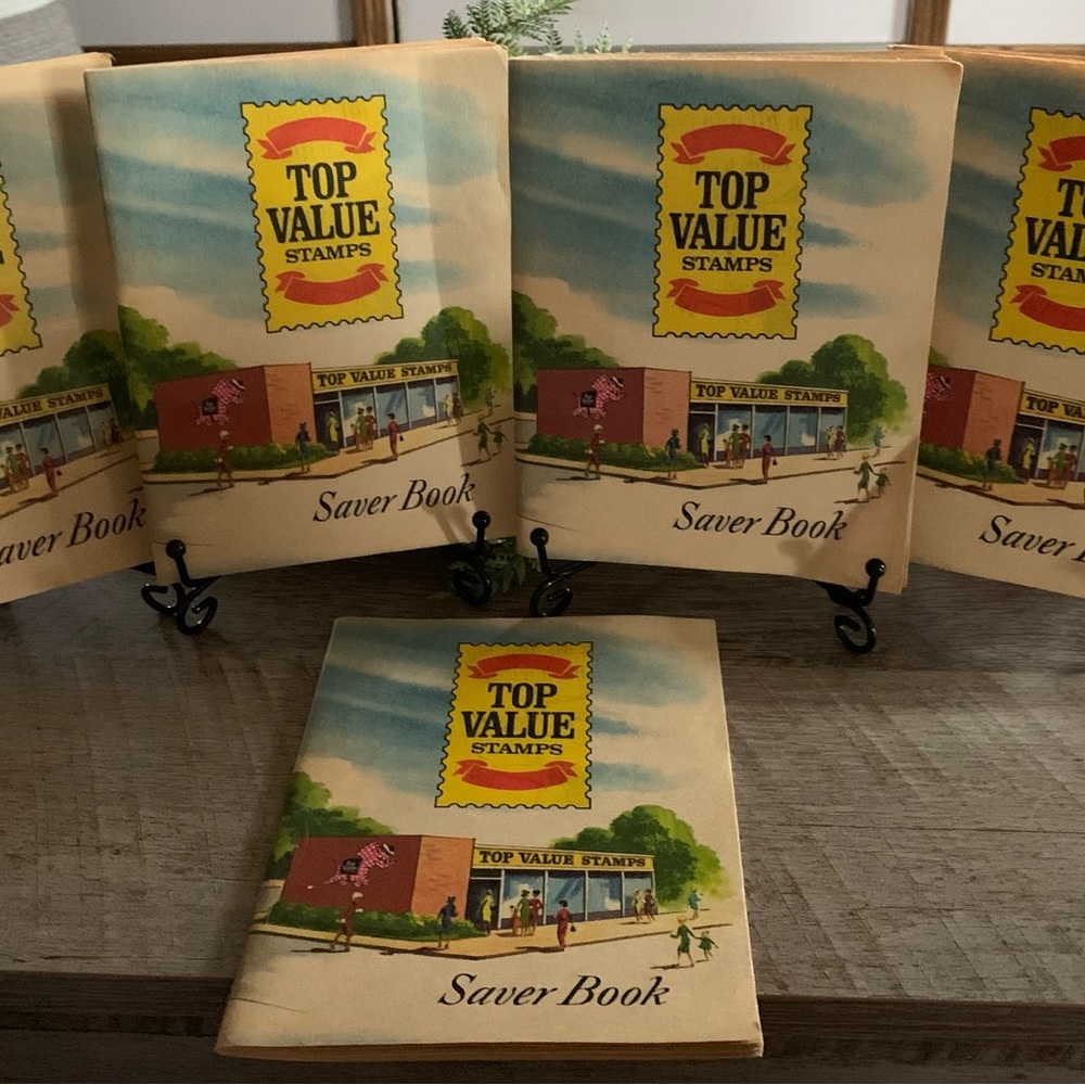 Set of 5 Top Value Stamps Saver Books